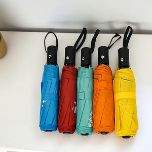 Ombrello pieghevole leggero antivento con Logo personalizzato in colori pastello assortiti per regali aziendali - Product Image 4