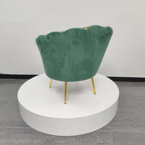 Thẩm mỹ viện thiết kế hiện đại cafe sofa đơn phòng khách Vỏ ghế khách hàng thời gian chờ đợi cho nhung xanh kim loại cánh tay còn lại - Product Image 3