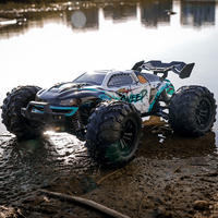 SCY-16102PRO Coche RC 4WD con Motor sin Escobillas a Escala 1/16, 70 km/h, Control Remoto 2.4Ghz, Vehículo Todoterreno Metálico para Niños Expertos