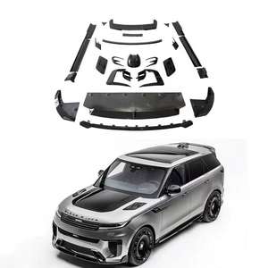 Kit carrosserie en fibre de carbone de style MSY pour le nouveau Land Rover Range Rover Sport SV <span class=keywords><strong>SVR</strong></span> 2024, mise à niveau vers les kits carrosserie de style M, lèvre de pare-chocs - Product Image 1