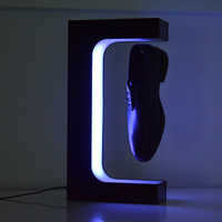 Présentoir à chaussures flottant magnétique Magic Led Lighting unique Présentoir à chaussures en lévitation magnétique