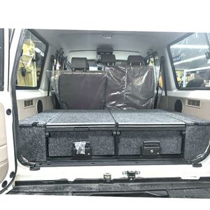 Système de tiroirs coulissants VRD4X4 pour coffre de véhicule, système de rangement pour équipement de camping pour Toyota Land Cruiser série 71 4x4 - Product Image 1
