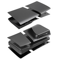 Ersatz für PlayStation 5 PRO ABS Kunststoff Seitenblenden Neu für PS5 Pro Schutz-Frontplatte Hülle für Spielkonsole