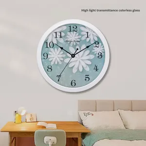 Modern Light Luxury <strong>Chinese</strong> Style 12inch Sticker Clock Living Room Lobby Bedroom Business Place Silent Scanning Wall Clock - Product Image 3