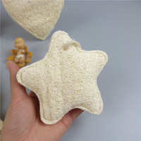 Éponge de bain en loofah naturelle, en forme de cœur/poisson/ours/étoile, colorée, pour enfants et adultes, pour la douche
