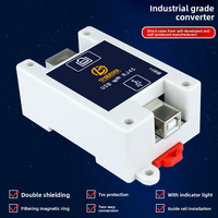 Convertisseur isolé multi-protocoles industriel USB vers RS485 RS232 CAN TTL Ethernet pour systèmes PLC et SCADA, montage sur rail DIN