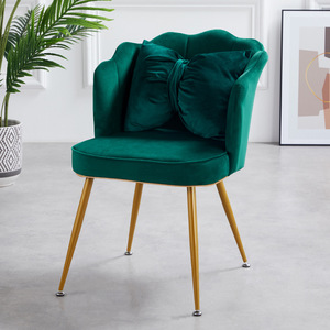 เก้าอี้ห้องนั่งเล่นสไตล์นอร์ดิกเรียบง่ายสีชมพูสำหรับห้องนอน โต๊ะเครื่องแป้งสำหรับแต่งหน้าแบบอินเทอร์เน็ตเซเลบริตี้ โต๊ะทำเล็บสำหรับโรงแรม - Product Image 2