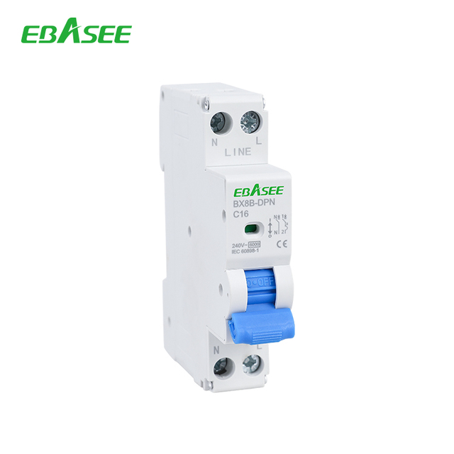 Manufacturer 1P+N MCB Dpn Circuit Breaker 8 Series Complete Product Range Single Pole 6ka 16a 25a 32a MCB