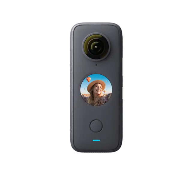 Insta360 Kamera Aksi X2 2021, Kamera Aksi 5.7K Video 10M Tahan Air Penstabil Aliran Insta 360 Satu X 2, Kamera Olahraga