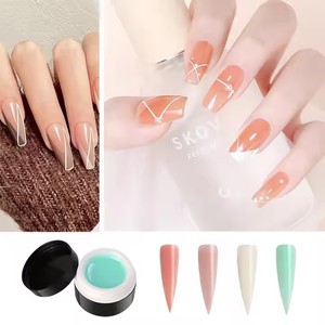 Gel UV Constructeur Indolore Shining Starry Fix 24 Art Extension 15ml Couleurs Gelée Blanches Personnalisable avec Votre Logo - Product Image 4