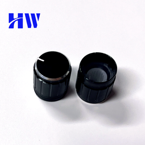 6mm 15x17mm chiết Knob đen hợp kim nhôm Knob điều khiển âm lượng ROTARY Knob có khía trục lỗ - Product Image 4