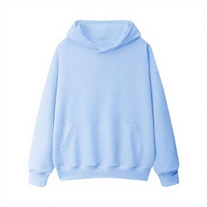 Vente en gros de sweats à capuche pour hommes à bordure côtelée avec étiquettes personnalisées au col pour les détaillants de streetwear aux États-Unis - Product Image 1