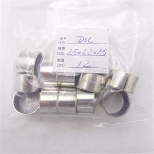 Dessin fourni par l'usine personnalisé durcir le <span class=keywords><strong>manchon</strong></span> de tasse d'auto-lubrification 22*<span class=keywords><strong>25</strong></span>*15MM bagues de roulement DU revêtues de PTFE bagues en acier - Product Image 4