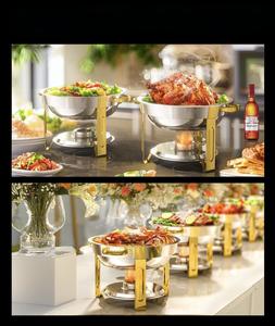 Nouvelle conception de réchaud à fondue circulaire alimenté à l'alcool, capacité de 9 L, maintien au chaud pendant 12 heures, pour les agents de dropshipping Shopify, vente en gros - Product Image 6