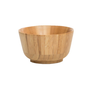 Bol à salade moderne en bambou, éco-responsable, fait main, idéal pour servir des soupes, des fruits, décoration de cuisine, centre de table <span class=keywords><strong>REWOOD</strong></span> RE-ZW007 - Product Image 2