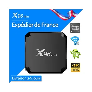 X96 mini set-top box TV caixa Android 9.0 Amlogic S905W Quad Core 1G 8GB 2G 16GB suporte 2.4G/5G Wifi 4K