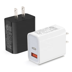 Nhà Máy Bán buôn pd20w & qc18w 2 cổng USB & Type-C sạc Adapter sạc nhanh điện thoại di động sạc cho <span class=keywords><strong>iPhone</strong></span> sạc - Product Image 1