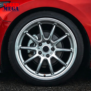 ล้อแม็กซ์ Speed Mega 10 ก้าน สีเงินขัดเงา น้ำหนักเบา รูปทรงตัววี แบบแยกส่วน ได้รับการรับรองมาตรฐาน JWL VIA ขนาด 17 18 19 นิ้ว - Product Image 6