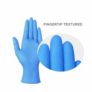 Guantes desechables de nitrilo puro Color azul 3,5g/4,0g Guantes DE TRABAJO antiestáticos Guantes protectores impermeables 100 unids/caja - Product Image 3