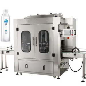 Fabrieksprijs Wassen Botteling Etikettering Verpakkingsmachines Drinken Mineraal Puur Water Fles Vulmachine 3in1 Verkoop