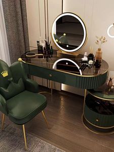 Produits <span class=keywords><strong>de</strong></span> maquillage au design simple <span class=keywords><strong>accessoires</strong></span> <span class=keywords><strong>de</strong></span> commode blanche pour <span class=keywords><strong>coiffeuse</strong></span> <span class=keywords><strong>de</strong></span> chambre avec chaises pour professionnels - Product Image 5