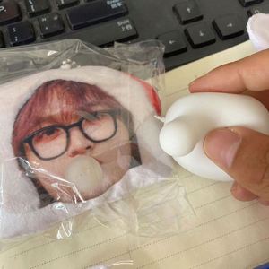 Porte-clés en peluche doux personnalisé en forme de logo d'idole Kpop, mini-lettres, breloques en coton pour sac – Vente chaude - Product Image 3