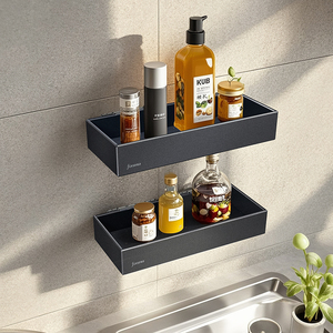 Étagère à épices en plastique robuste pour réfrigérateur, organisateur de cuisine, étagère de rangement, organisateur magnétique pour réfrigérateur - Product Image 4