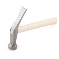 Marteau de cordonnier OEM de forme spéciale avec manche en bois, anti-rouille, pour semelles, outil de réparation pour chaussures en cuir et sacs