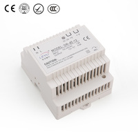 Sağlam 45W 12V 0-3.5A Endüstriyel Tek DIN Raylı Anahtarlamalı Güç Kaynağı, Alüminyum Gövde ve Soğutma Tasarımıyla