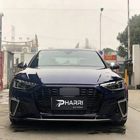 Grille de radiateur avant de luxe pour Audi A4 S4, mise à niveau 2020-2021, style RS4, amélioration extérieure, matériau ABS