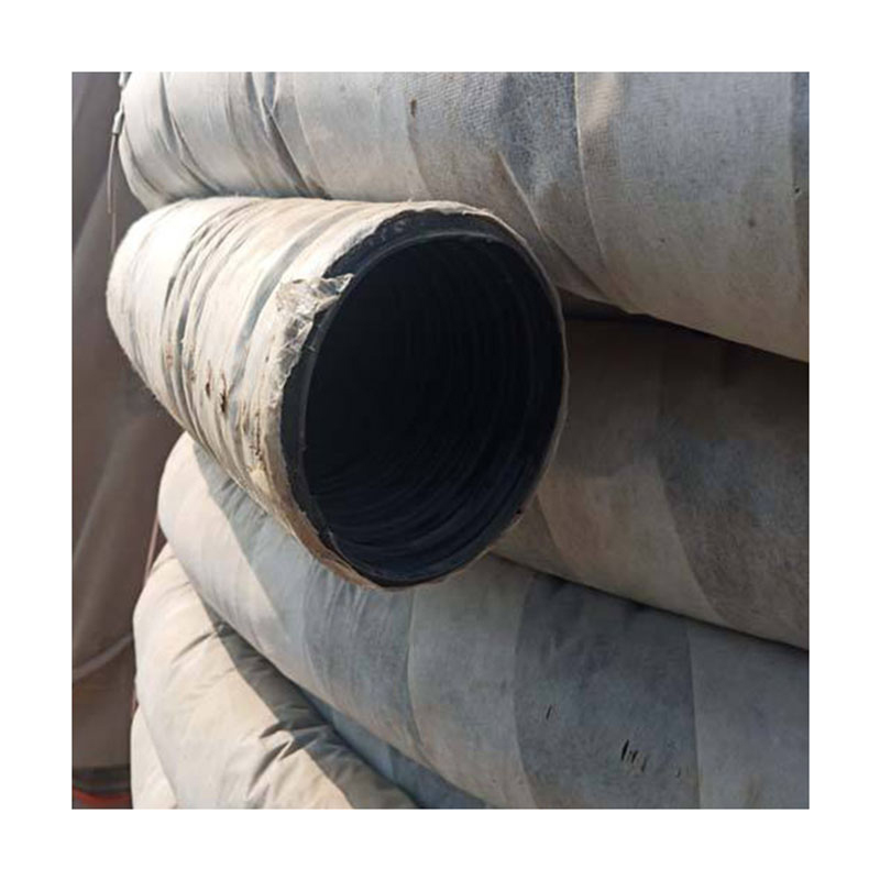 Высококачественная пластиковая дренажная труба HDPE гофрированная труба с носком для дренажа и канализации