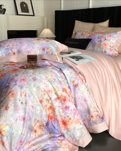 Venta al por mayor Hotel <span class=keywords><strong>100</strong></span>% <span class=keywords><strong>algodón</strong></span> <span class=keywords><strong>Comprar</strong></span> en línea Ropa de cama ajustada Juego <span class=keywords><strong>Sábanas</strong></span> Funda Nórdica - Product Image 5