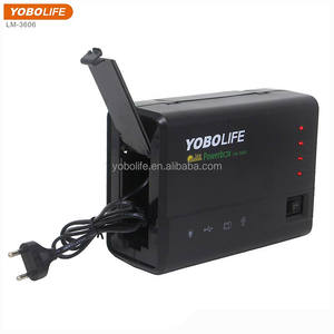 YOBOLIFE LM-3606ソーラーエネルギーシステム12V <span class=keywords><strong>5Ah</strong></span>鉛酸バッテリー家庭用照明電話充電DCファンTV-屋外 - Product Image 3