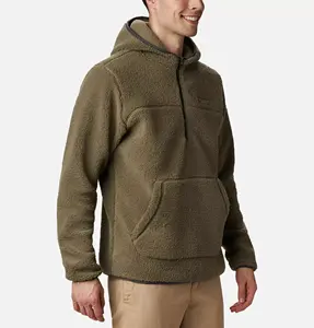Оптовая продажа, мягкий флисовый пуловер на молнии с логотипом на заказ, худи на молнии на четверть, флисовая куртка areкипа, кашемировые флисовые пальто