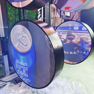 Vòng Màn hình 500 mét đường kính phần mềm mềm ngoài trời Thông tư <span class=keywords><strong>LED</strong></span> màn hình hiển thị - Product Image 2