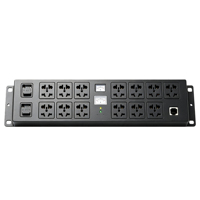 Bloc d'alimentation en rack 1U pour le Royaume-Uni, 8 prises, 32A, 230V, norme britannique, pour armoire serveur, utilisation en intérieur