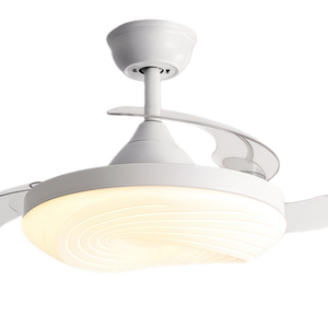 Lámpara de Techo Integrada con Ventilador de Techo de Estilo Francés Moderno, Cuerpo de Hierro con LED, Invisible para Sala de Estar - Lámpara - Product Image 1