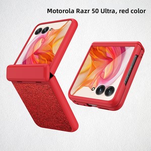 Étui pour téléphone pliable Motorola Razr 50 Ultra, design pailleté, matériau TPU PC, protection de la charnière ultra-fine - Product Image 6