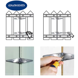 Cerniera a Cinghia <span class=keywords><strong>in</strong></span> <span class=keywords><strong>Acciaio</strong></span> Inossidabile da 8 Pollici, Moderna e Resistente, <span class=keywords><strong>per</strong></span> <span class=keywords><strong>Cancelli</strong></span> <span class=keywords><strong>in</strong></span> Legno, Uso Esterno, Durevole - Product Image 5