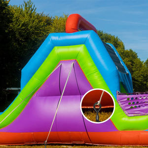 Ancre de sol en spirale en acier inoxydable 304, tentes de sécurité d'extérieur, ensemble de balançoire pour grands chiens, piquet de cour, à grands vent - Product Image 6