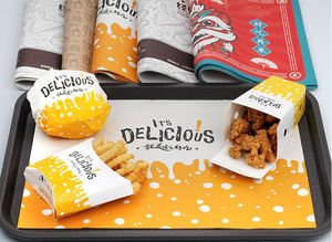 Bandeja de Papel Kraft para Alimentos Fritos, Papel para Alimentos Personalizado al por Mayor, Papel Antigrasa de Grado Alimenticio para Sándwiches, Hamburguesas y Horneado - Product Image 6