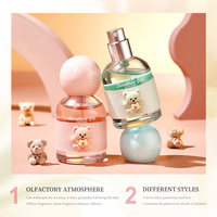 Spray de parfum en forme d'ours de 30 ml, parfum floral au thé Darjeeling, parfum frais longue durée, écologique, naturel, vente en gros