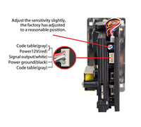 Accepteur de pièces LK720C haute précision anti-hameçonnage anti-triche pour borne d'arcade