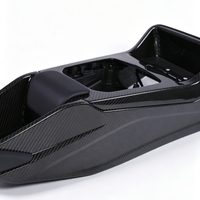 لوحة تحكم مركزية من ألياف الكربون الجاف لسيارات BMW الفئة 2 و3 و4 طرازات G20 G21 G22 G23 G26 G28 G42 G80 G81 G82 G83 G87 (للتوجيه اليساري واليميني)