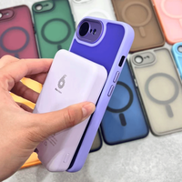 Étui magnétique pour téléphone avec film protecteur d'objectif de haute qualité pour iPhone 17 16E, coques rigides mates en PC pour iPhone 18 Pro