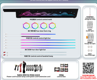 Éclairage d'ambiance intérieur de voiture 25 LED Jiangshan Feiniao Phantom pour Jetour Freer T1 2025-2026 avec contrôle via l'application WeChat sur écran