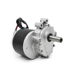 24V 250W 350W Electric <b>Worm</b> Gearbox Motor Wheelchair 75rpm 120rpm Brush DC Mower Parts Accessories High Torque - Product Image 3