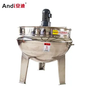 Thép Không Gỉ Điện Sưởi Ấm Dọc/Nghiêng Áo Khoác Ấm Đun Nước Sandwich Pot