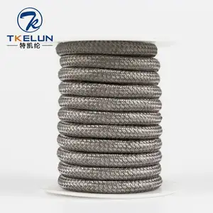 Industrial cord 6mm anti-static silver-plated fiber rope