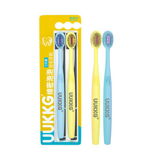 UUKKG Lot de 4 brosses à dents à poils souples en nylon respectueux des gencives pour adultes, usage domestique - Product Image 6